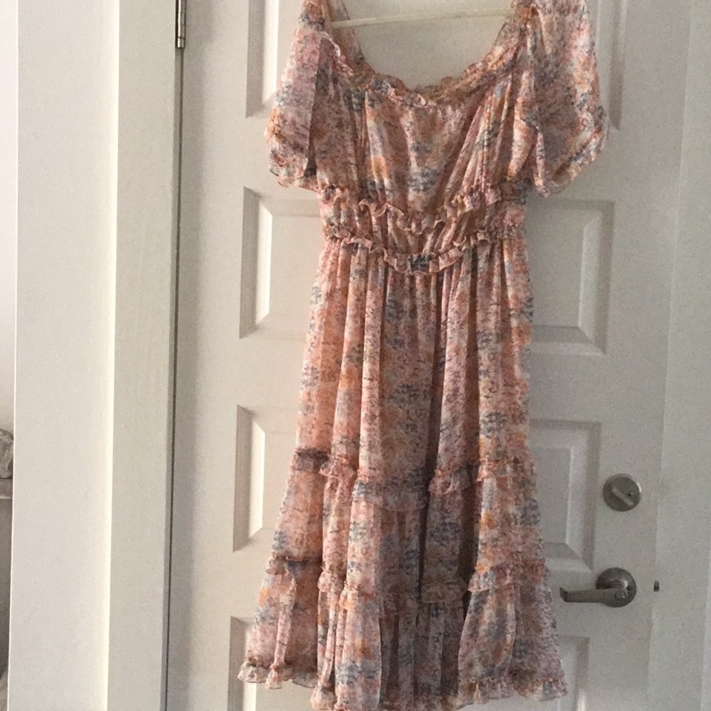 Waterlily Print Dress